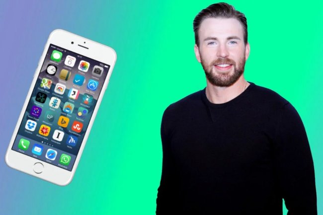 Aktor Hollywood Chris Evans mengucapkan selamat tinggal pada Iphone 6s miliknya